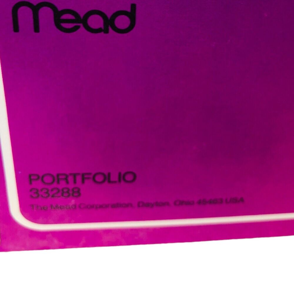 Garfield VTG 1978 Mead Pocket Folder Jim Davis School Ephemera Portfolio Purple - Picture 3 of 6